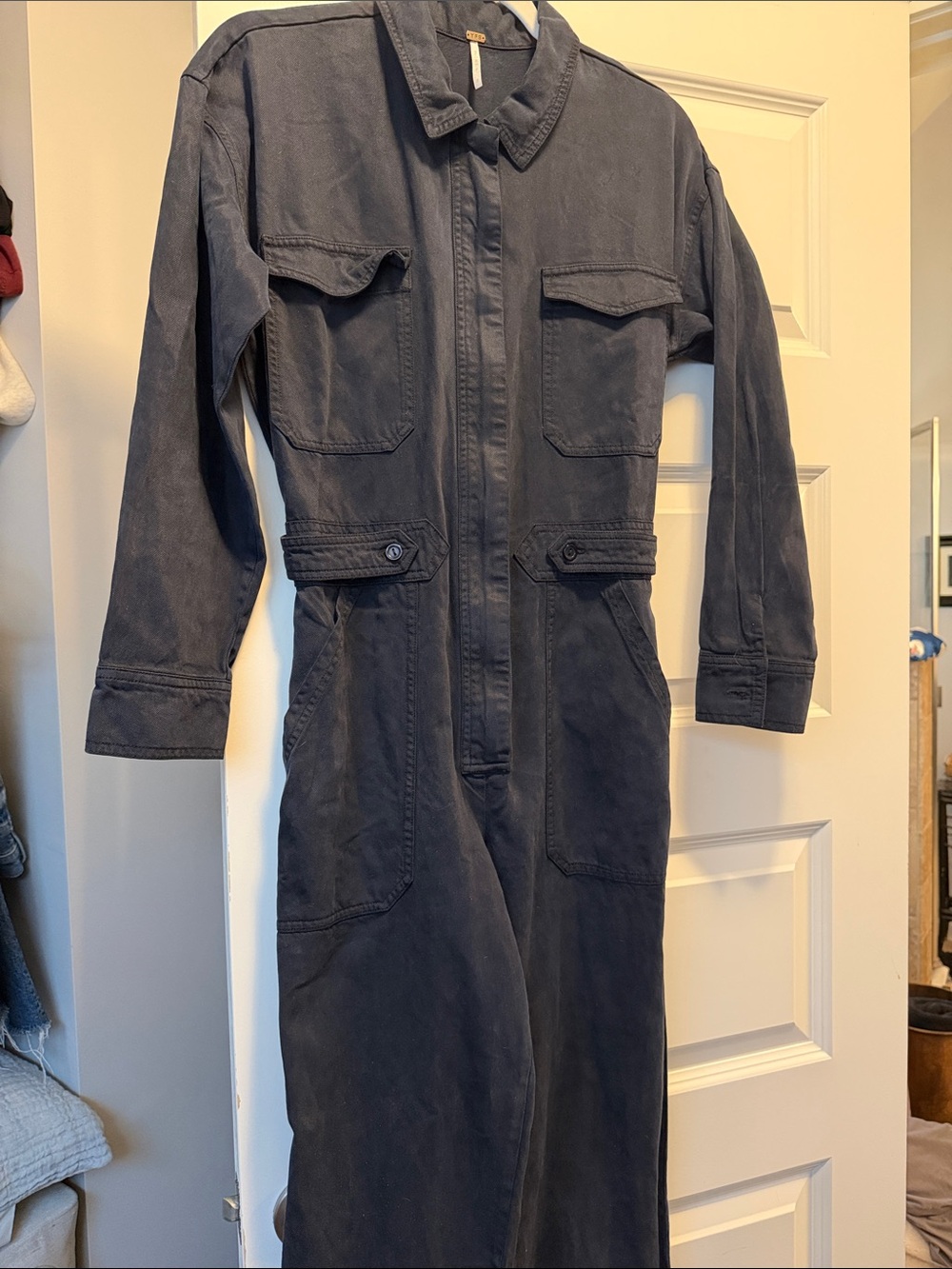 Young Fabulous & Broke Women's Utility Jumpsuit - navy blue